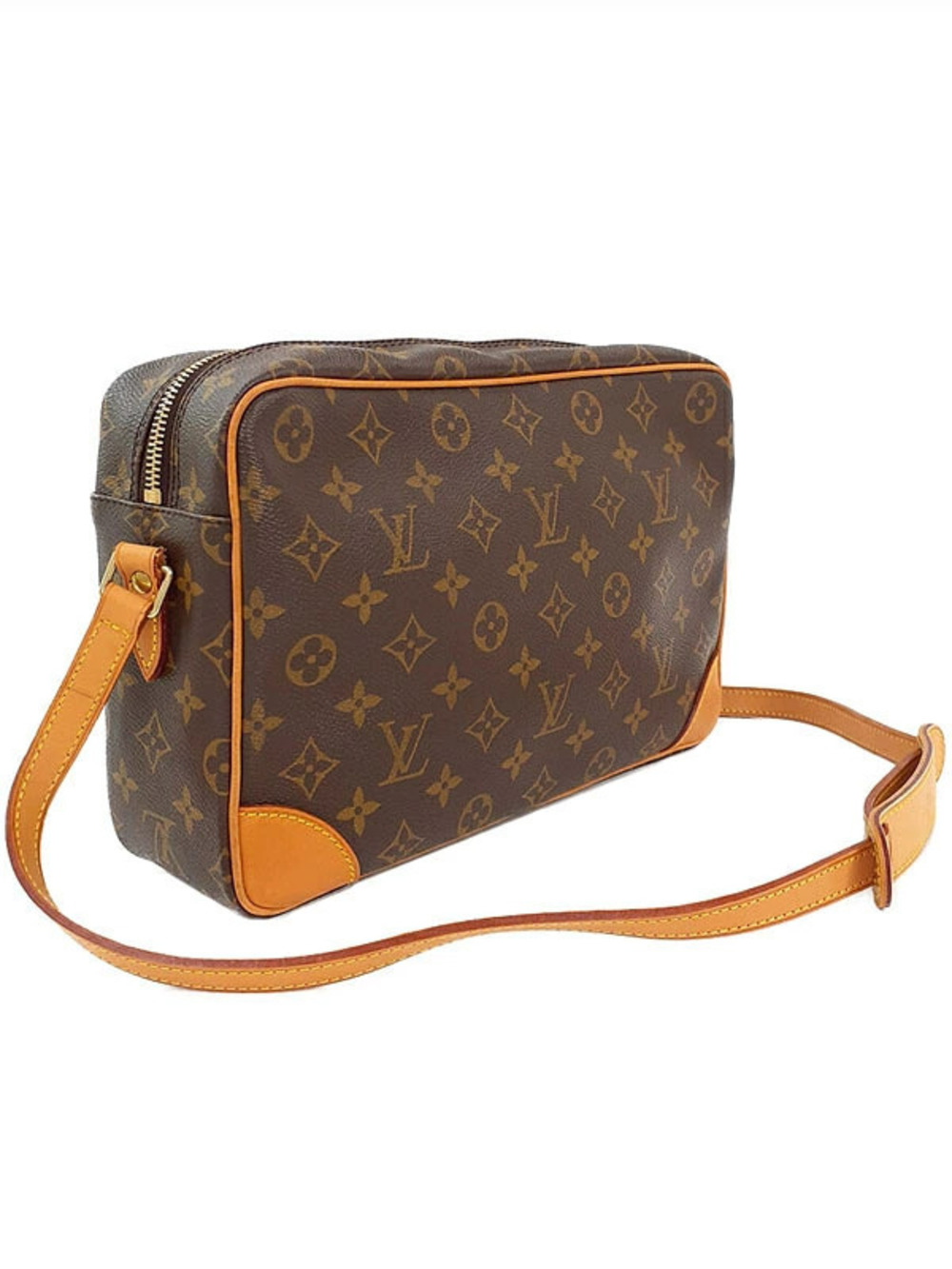 Louis Vuitton Trocadero Monogram Bag Shoulder Brown
